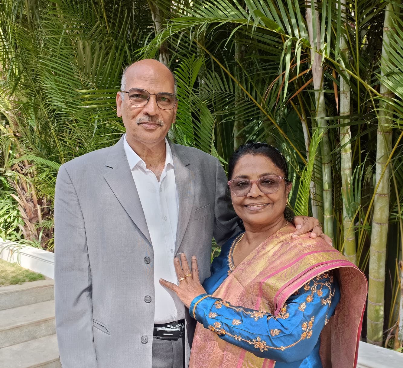 Pastor Gopinathan and Ponni — Pastor Gopinathan is Chairman of New Life Fellowship