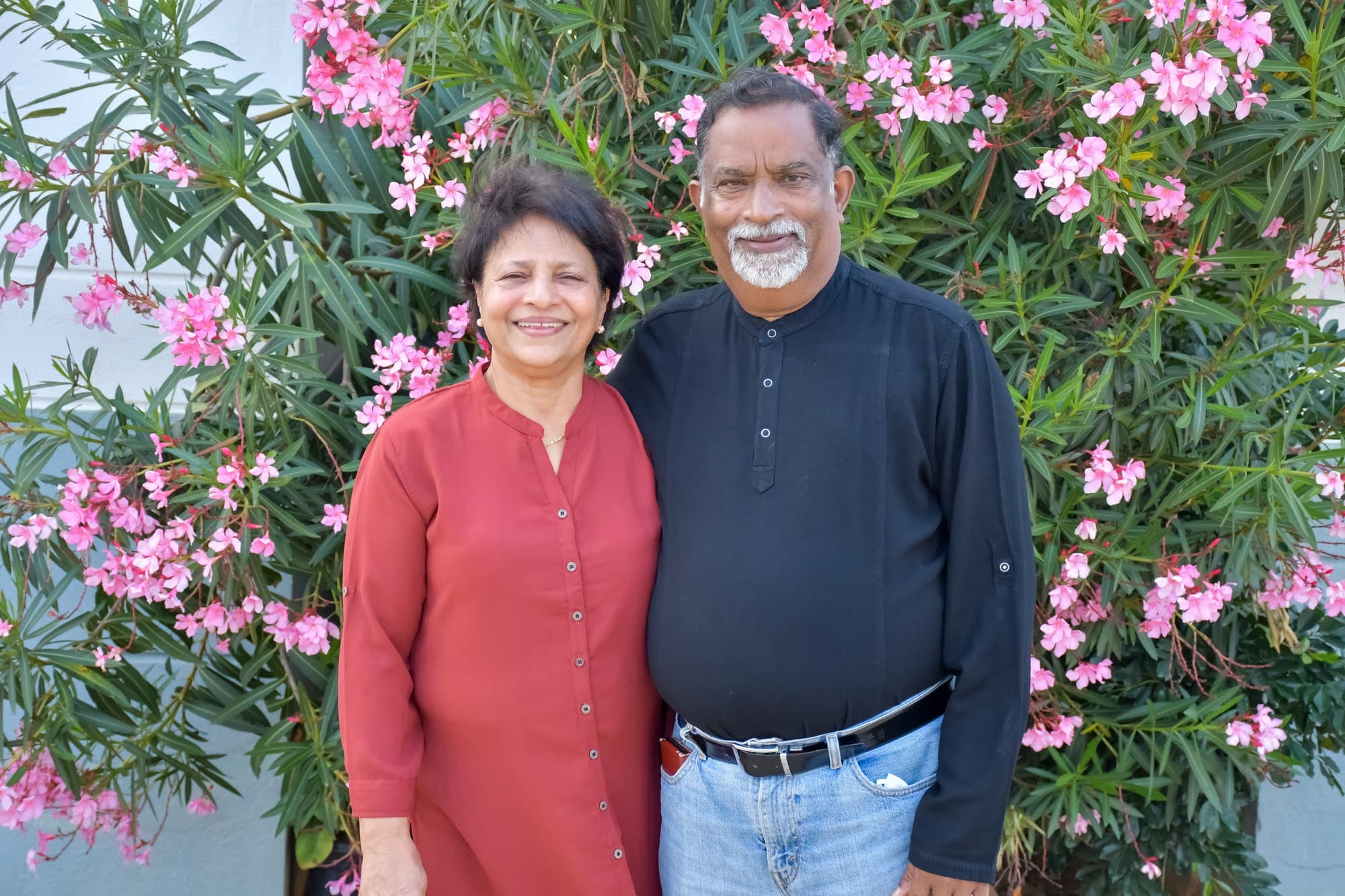 Pastor V.M. Samuel and Somey, founders of New Life Fellowship
